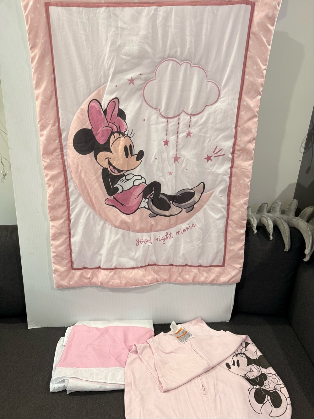 Disney Baby Minnie mouse crib bedding 3 piece